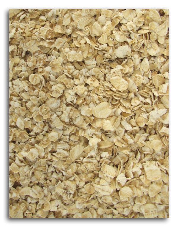 Wholesale Rolled Oats sold in 12 pound containers.