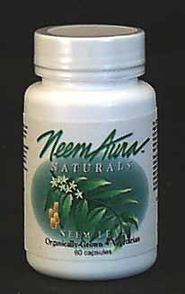 Neem Aura Neem Leaf Extract Capsules Organic - 60 caps