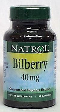 Natrol Bilberry - 60 caps