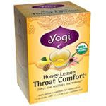 Yogi Tea Herbal Teas Honey Lemon Throat Comfort Organic 16 ct