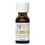 Aura Cacia Thyme (White) Essential Oil 1/2 oz. bottle