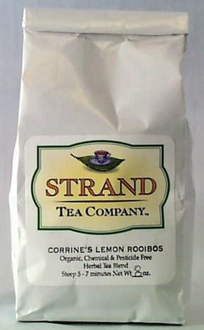 Strand Tea Corrine's Lemon Rooibos Tea Organic - 8 ozs.