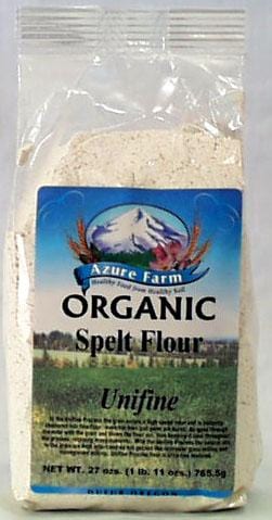 Azure Farm Spelt Flour (Unifine) Organic - 27 ozs.