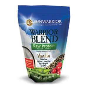 Sunwarrior Protein Powder, Warrior Blend, Vanilla - 2.2 lbs.