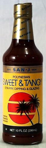 San-J Sweet & Tangy Sauce - 10 ozs.