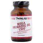 TwinLab Food Supplement Mega Primrose Oil 1300 mg 60 softgels