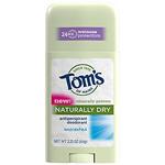 Tom's of Maine Unscented Naturally Dry Antiperspirant Deodorant 2.25 oz