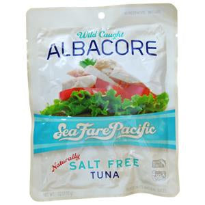 Sea Fare Pacific Albacore Tuna, Salt Free - 24 x 6 ozs.