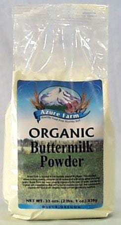 Azure Farm Buttermilk Powder Non-Instant Organic - 33 ozs.