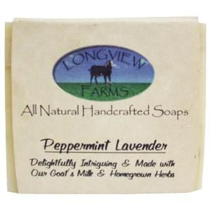 Longview Farms Goat Milk Soap, Peppermint & Lavender - 4.2 ozs.