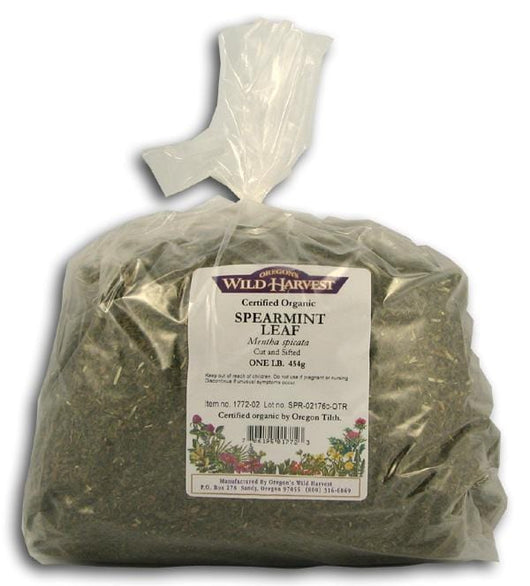 Oregon's Wild Harvest Spearmint Leaves Organic - 1 lb.