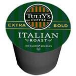 Green Mountain Gourmet Single Cup Coffee Italian Roast Tully's 12 K-Cups