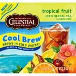 Celestial Seasonings Cool Brew Teas Tropical Fruit 40 tea bags