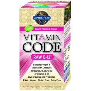 Garden of Life Vitamin Code, Raw B-12 - 30 caps