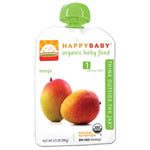 Happy Family Brands Organic Baby Food Mango Stage 1 (Starting Solids) 3.5 oz