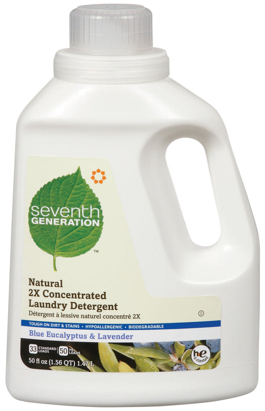 Seventh Generation 2x Ultra Concentrated Blue Eucalyptus & Lavender 32 loads - 50 ozs.