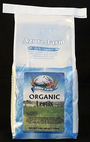Azure Farm Lentils Green Organic - 5 lbs.
