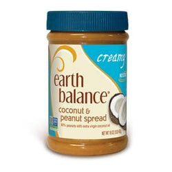 Earth Balance Coconut & Peanut Spread, Creamy - 16 oz