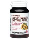 American Health Enzymes Chewable Super Papaya Enzyme Plus 90 tablets