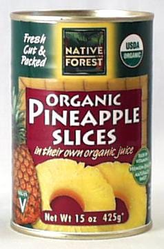 Native Forest Pineapple Slices Organic - 6 x 15 ozs.