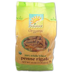 Bionaturae Penne Rigate 100% Whole Wheat Organic - 16 ozs.