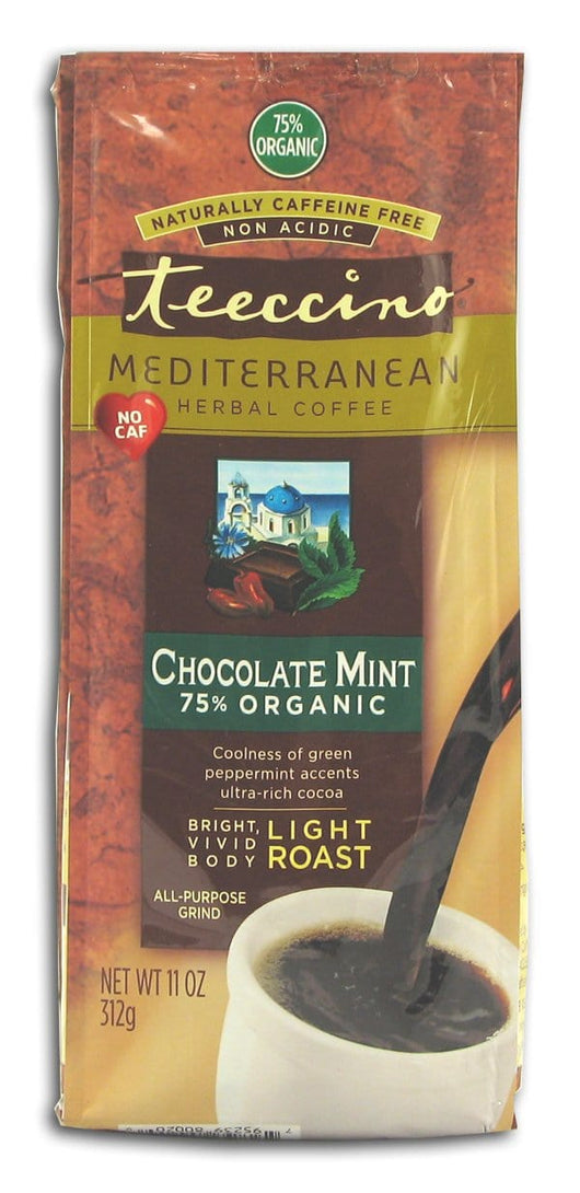 Teeccino Chocolate Mint Herbal Coffee - 11 ozs.