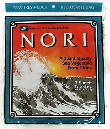 Maine Coast Toasted Sushi Nori - 7 Sheets