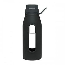 Takeya Glass Water Bottle, Black - 16 ozs.
