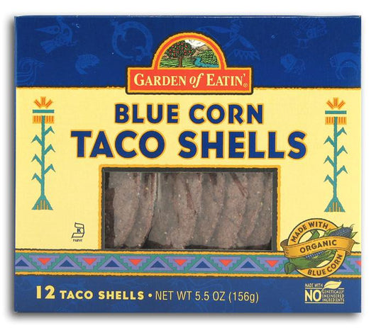 Garden of Eatin' Taco Shells Blue Corn - 12 x 5.5 ozs.