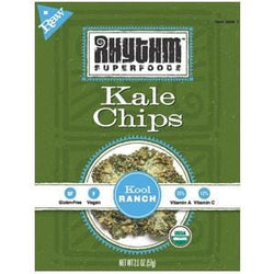 Rhythm Superfoods Kale Chips, Kool Ranch, Organic - 12 x 2 ozs.