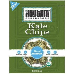 Rhythm Superfoods Kale Chips, Kool Ranch, Organic - 12 x 2 ozs.
