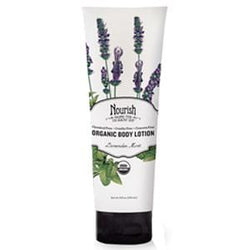 Nourish Body Lotion, Lavender Mint, Organic - 12 x 8 ozs.