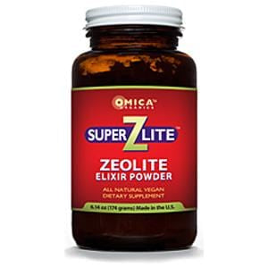 Omica Organics Zeolite SuperZlite Elixir Powder - 6.34 ozs.