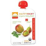 Happy Family Brands Organic Baby Food Spinach Mango & Pear Stage 2 (6+ mos) 3.5 oz