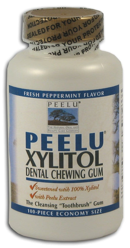 Peelu Xylitol Chewing Gum Peppermint Blast - 100 pcs.