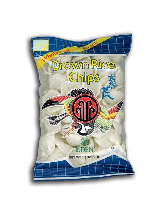 Eden Foods Brown Rice Chips - 20 x 1.7 ozs.