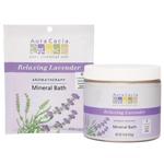 Aura Cacia Relaxing Lavender Aromatherapy Mineral Bath 16 oz. jar