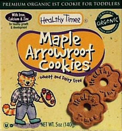 Healthy Times Arrowroot Maple Cookies Organic - 12 x 5 ozs.