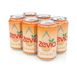 Zevia LLC Orange Diet Soda - 6 x 12 ozs.