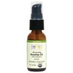 Aura Cacia Rosehip Skin Care Oil Organic 1 oz. bottle