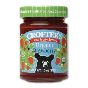 Crofter's Strawberry Just Fruit Spread Organic - 10 ozs.