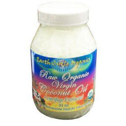 Earth Circle Organics Coconut Oil Raw Cold Pressed Organic - 1 gallon
