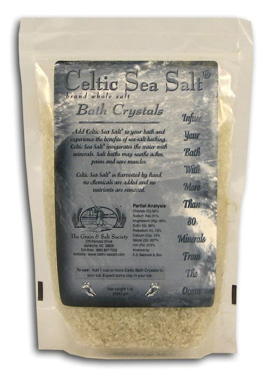 Celtic Sea Salt Bath Crystals - 1 lb.