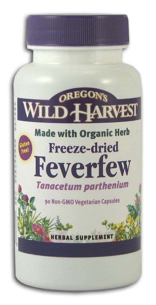 Oregon's Wild Harvest Feverfew Freeze-Dried Organic - 90 veg caps