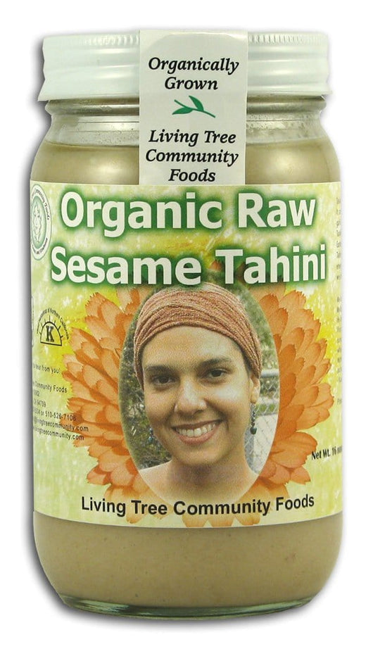 Living Tree Community Sesame Tahini Raw Organic - 16 ozs.