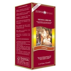 Surya Brasil Hair Color, Henna Cream, Copper - 2.31 floz