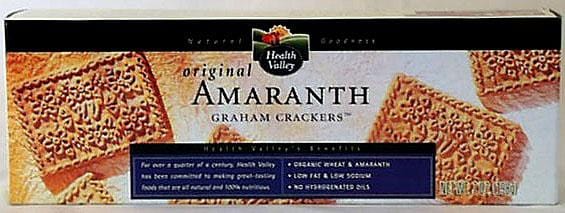 Health Valley Amaranth Graham Crackers Original - 7 ozs.