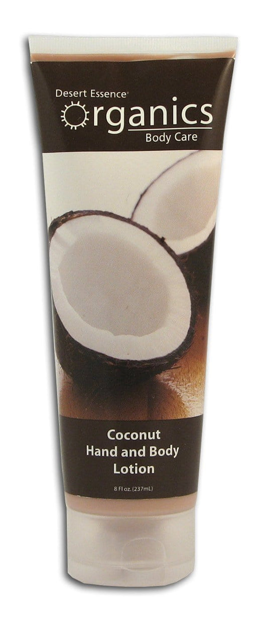 Desert Essence Coconut Hand & Body Lotion Organic - 8 ozs.