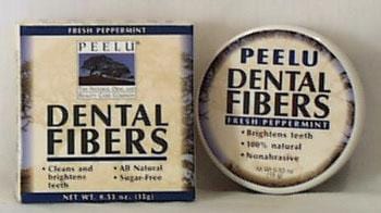 Peelu Fibers Peppermint Tooth Powder - 0.53 oz.