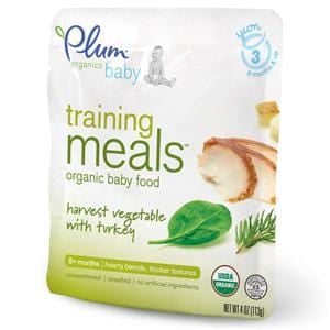 Plum Organics Stage 3 Training Meals Harvest Vegetable with Turkey, Organic - 12 x 4 ozs